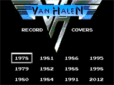 Van Halen - Screenshot - Game Select (World) - 256x192