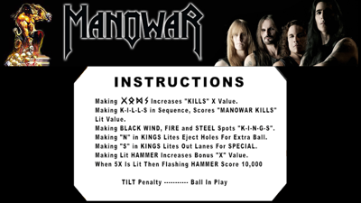ManOwaR - Arcade - Controls Information (null) - 1920x1080