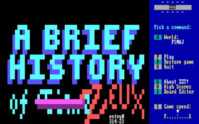 A Brief History Of Zeux - Screenshot - Game Title (null) - 640x400