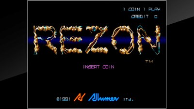 Arcade Archives REZON - Screenshot - Game Title (World) - 3840x2160