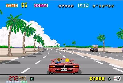 OutRun: Amiga Edition - Screenshot - Gameplay (null) - 661x446