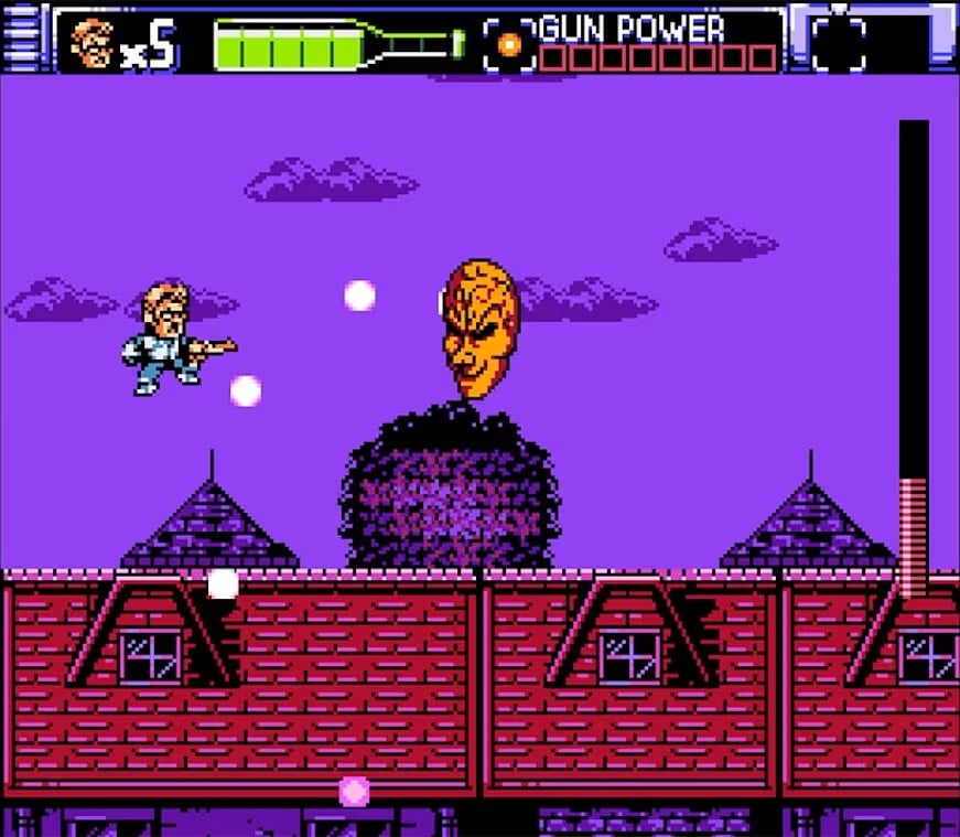 Illustration of Angry Video Game Nerd 8-bit