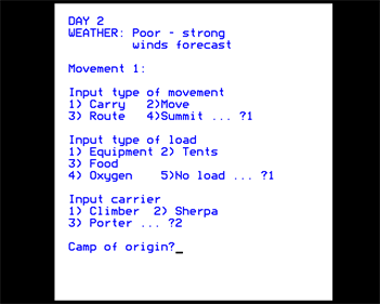 Conquering Everest - Screenshot - Gameplay (null) - 640x512