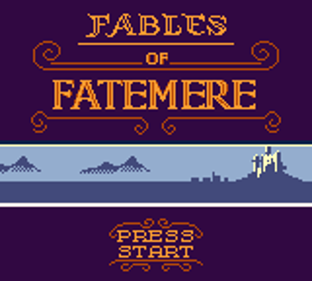 Fables of Fatemere - Screenshot - Game Title (World) - 160x144
