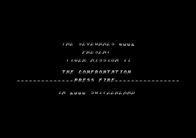 Tiger Mission II: The Confrontation - Screenshot - Game Title (World) - 384x272