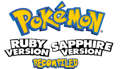 Pokémon Ruby + Sapphire Recompiled - Clear Logo (null) - 1158x660