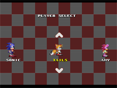 Sonic 1 Tag Team Adventure - Screenshot - Game Select (null) - 320x240