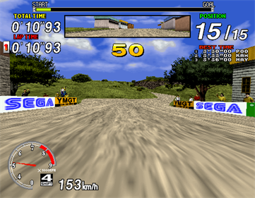 Sega Rally Championship - Screenshot - Gameplay (null) - 492x382