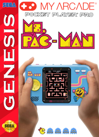 Ms. Pac-Man Pocket Player Pro - Fanart - Box - Front (World) - 1525x2100