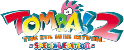 Tomba! 2: The Evil Swine Return Special Edition - Clear Logo (null) - 988x400