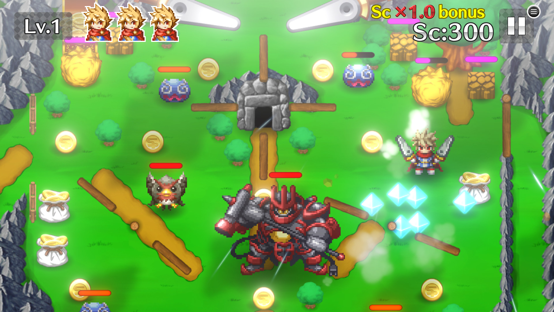 Illustration of Brave Pinball
