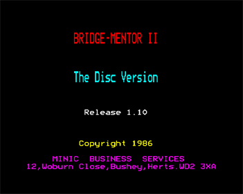 Bridge Mentor II - Screenshot - Game Title (null) - 640x512