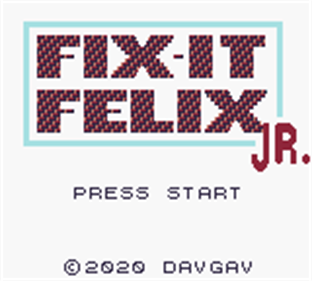 Fix It Felix Jr. - Screenshot - Game Title (null) - 160x144