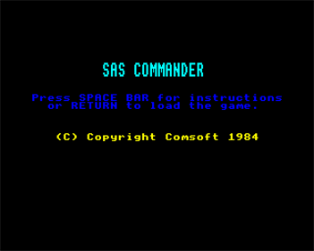 SAS Commander - Screenshot - Game Title (null) - 640x512