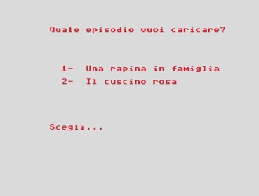 Thomas Bradly (Gialli Commodore 2) - Screenshot - Game Select (null) - 637x484