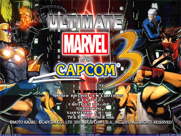 Ultimate Marvel vs Capcom 3 - Screenshot - Game Title (null) - 638x480