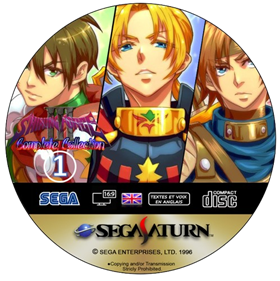 Shining Force III Collection Deluxe - Fanart - Disc (Japan) - 499x500