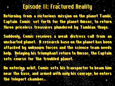 Captain Comic II: Fractured Reality - Screenshot - Game Title (null) - 2560x1910