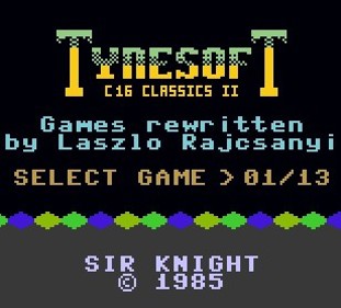 Tynesoft Commodore 16 Classics VOL 2 - Screenshot - Game Title (null) - 308x278