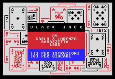 Black Jack (Systems Editoriale) - Screenshot - Game Title (null) - 631x434
