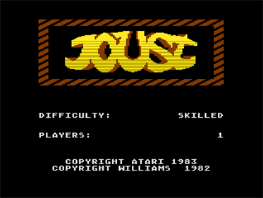 Joust - Screenshot - Game Title (United States) - 636x479