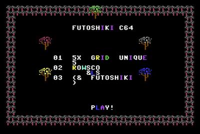 Futoshiki C64 - Screenshot - Game Title (null) - 638x430