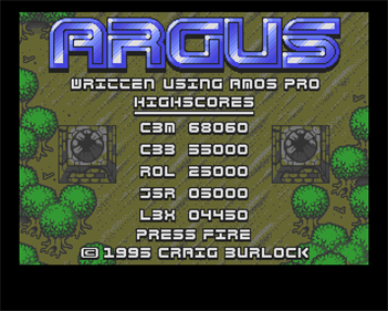Argus - Screenshot - High Scores (null) - 640x512