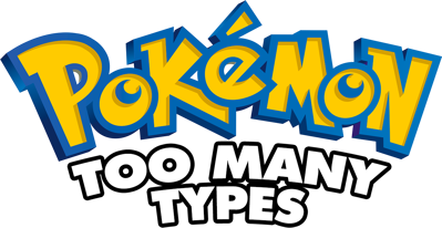 Pokémon Too Many Types - Clear Logo (North America) - 1271x657