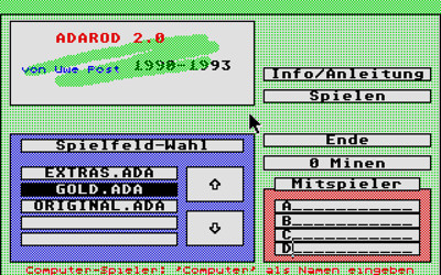 Adarod - Screenshot - Game Select (null) - 960x600