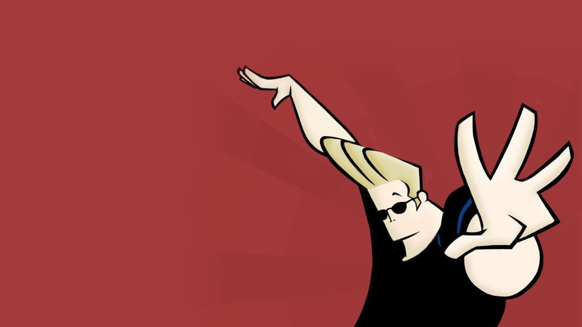 Illustration of Johnny Bravo in the Hukka-Mega-Mighty-Ultra-Extreme Date-O-Rama!