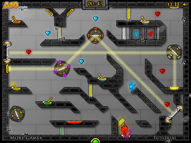 Fireboy And Watergirl 4 In The Crystal Temple - Screenshot - Gameplay (World) - 640x480