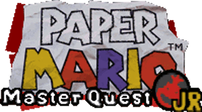 Paper Mario: Master Quest Jr - Arcade - Marquee (null) - 199x111