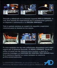 La Aventura Espacial - Box - Back (Spain) - 559x668