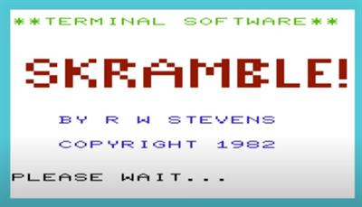 Skramble! - Screenshot - Game Title (null) - 720x413