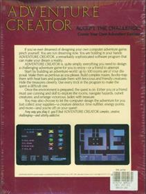 Adventure Creator - Box - Back (North America) - 602x800