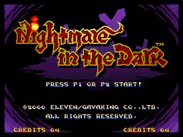 Nightmare in the Dark - Screenshot - Game Title (World) - 640x480