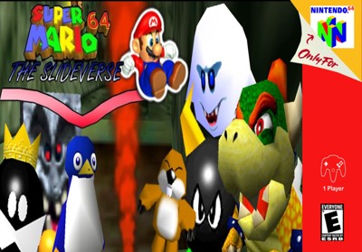 Super Mario 64: The Slideverse - Fanart - Box - Front (null) - 1383x965