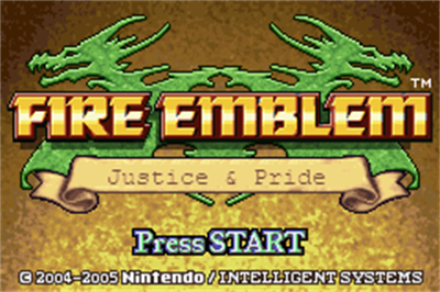 Fire Emblem: Justice & Pride - Screenshot - Game Title (null) - 240x160