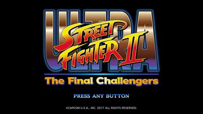 Ultra Street Fighter II: The Final Challengers - Screenshot - Game Title (World) - 1280x720