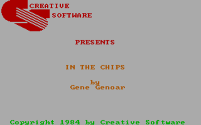 In the Chips - Screenshot - Game Title (null) - 320x200
