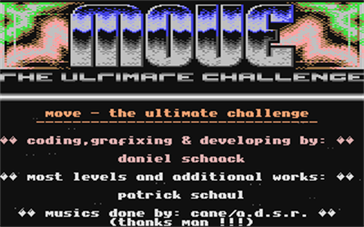 Move: The Ultimate Challenge - Screenshot - Game Title (null) - 320x200