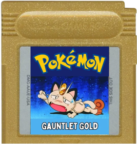 Pokémon Gauntlet Gold - Cart - Front (World) - 695x731