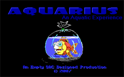 Aquarius: An Aquatic Experience - Screenshot - Game Title (null) - 320x200