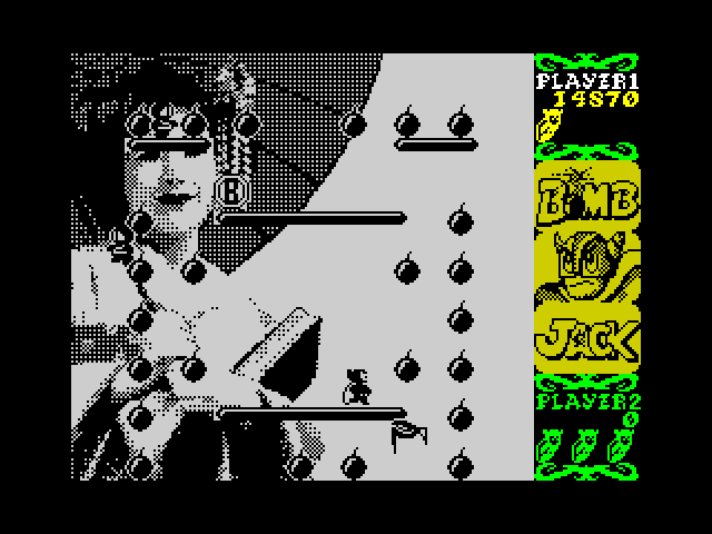 Illustration of Bomb Jack in Japan