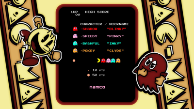 ARCADE GAME SERIES: PAC-MAN - Screenshot - Game Select (World) - 1920x1080
