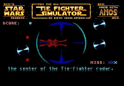 May the 4th Be With Your Amiga: Tie Fighter Simulator - Screenshot - Gameplay (null) - 703x490