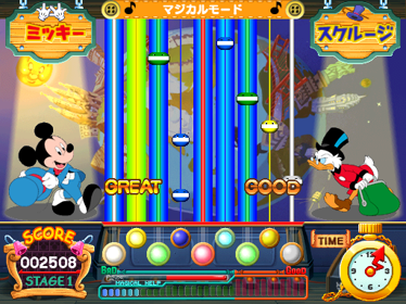 Pop'n Music Mickey Tunes - Screenshot - Gameplay (null) - 512x384