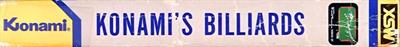 Konami's Billiards - Banner (Europe) - 738x88