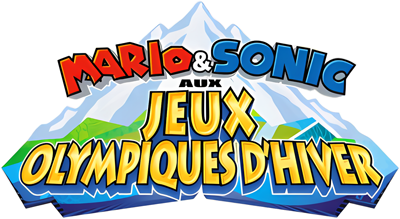 Mario & Sonic at the Olympic Winter Games - Clear Logo (France) - 400x219