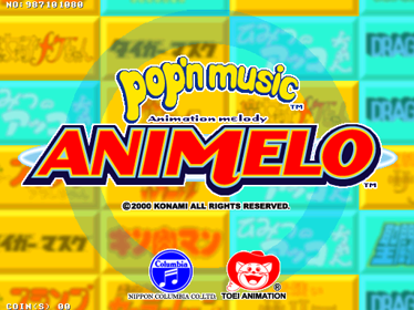 Pop'n Music Animelo - Screenshot - Game Title (null) - 512x384